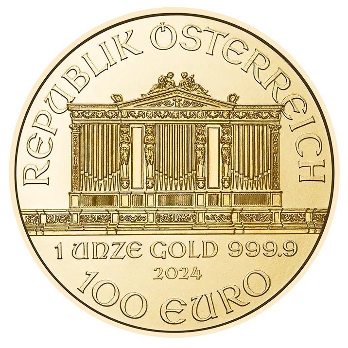 1 oz златна монета Виенска Филхармония