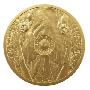 1 oz златна монета Слон Южна Африка – Големите 5 - Image 2