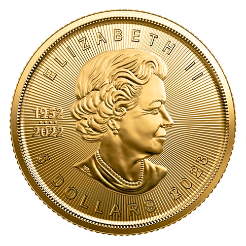 1/10 oz Златна монета Канадски Кленов лист