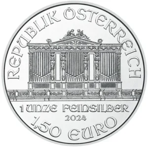 1 oz сребърна монета Виенска Филхармония - Image 1