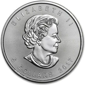 1 oz Сребърна Монета Кленов Лист - Image 2