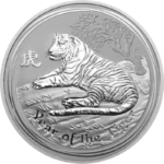 1 oz Сребърна Монета Австралийски Лунар Годината на Тигъра 2010