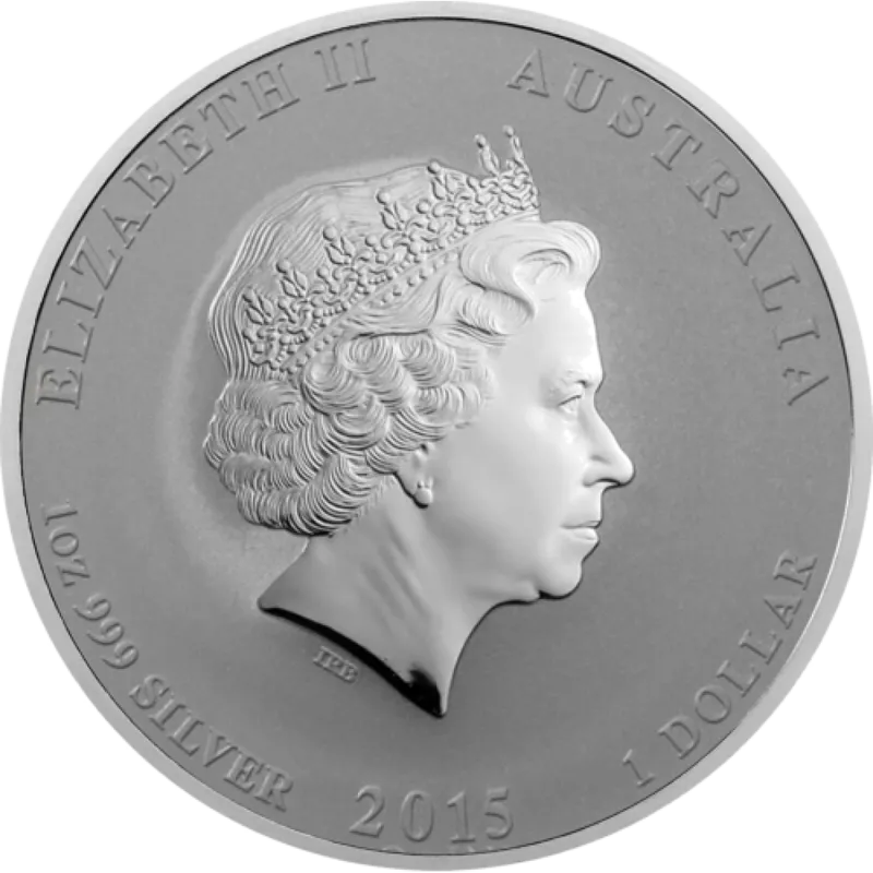 1 oz Сребърна Монета Австралийски Лунар Годината на Козата 2015