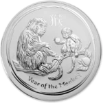 1 oz Сребърна Монета Австралийски Лунар Годината на Маймуната 2016