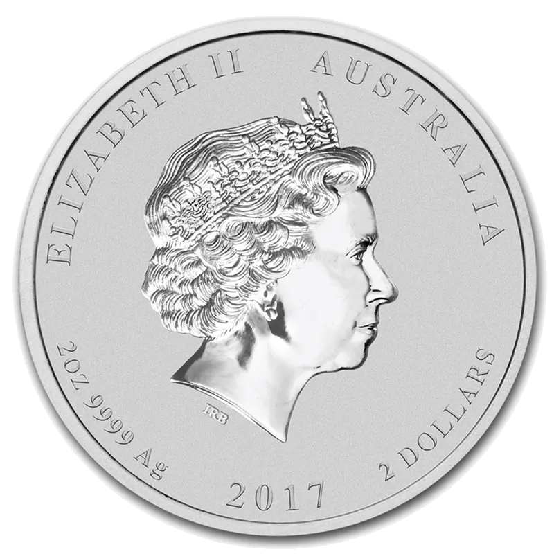 1 oz Сребърна Монета Австралийски Лунар Годината на Петела 2017