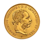 4 Флорина / 10 Франка Франц Йосиф I, Австрия Златна Монета 1892