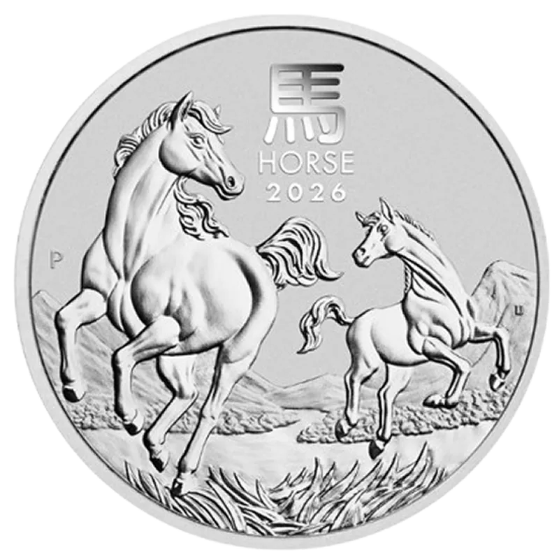 1 oz Сребърна Монета Австралийски Лунар Годината на Коня 2026