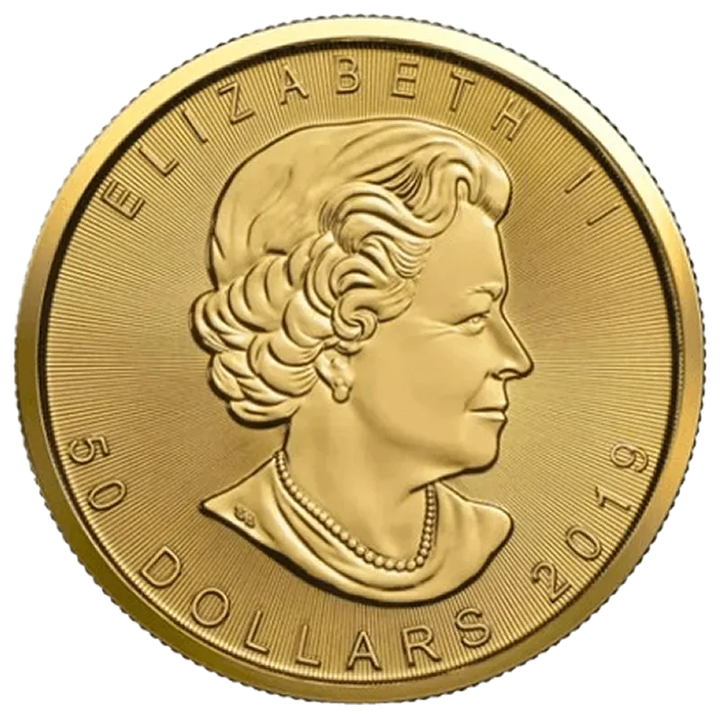 1 oz Златна Монета Канадски Кленов Лист 40-годишнина 2019