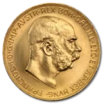 100 корони Златна монета Франц Йосиф I, Австрия, 1915 г.