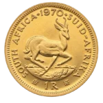 Златна Монета 1 Ранд Южна Африка 1961–1983