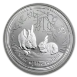 2 oz Сребърна Монета Австралийски Лунар Годината на Заека 2011