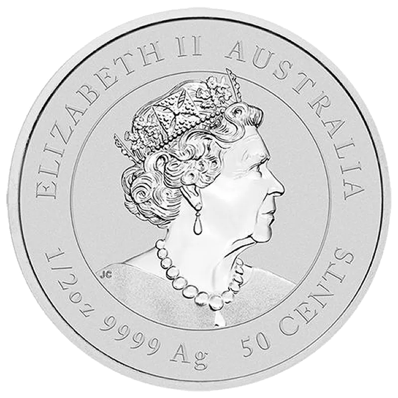 1/2 oz Сребърна Монета Австралийски Лунар Вол 2021