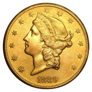 33.43 гр. Златна Монета 20 Американски Долара Liberty Head 1850- 1907 - Image 2