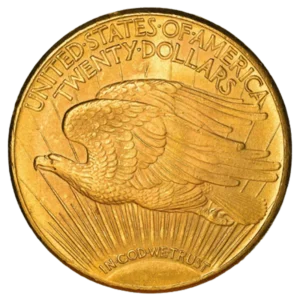 33.43 гр. Златна Монета 20 Американски Долара Двоен Орел Saint- Gaudens 1907- 1933 - Image 1