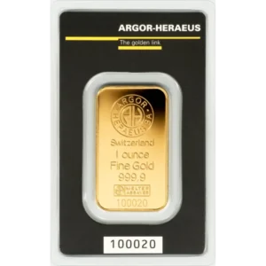 31.1 гр. Златно Кюлче Argor-Heraeus Швейцария Холограмна Защита - Image 2